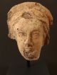 Latium Etruscan Women Head In Terracotta - 4th - 3rd Century Bc - 9.  5cm - 3.  7in Greek photo 1