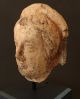 Latium Etruscan Women Head In Terracotta - 4th - 3rd Century Bc - 9.  5cm - 3.  7in Greek photo 2