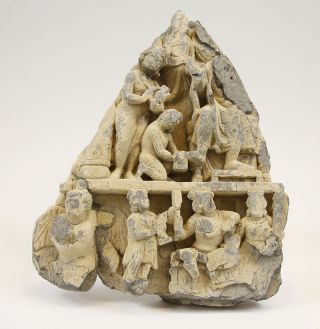 A Fragment Of Gandharan Stone Relief photo