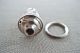 Nickel Bayonet Fitting Bulb Holder Lamp Holder Earthed With Shade Ring 10mm L1 Chandeliers, Fixtures, Sconces photo 2