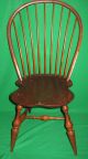 Dr Dimes Windsor Bowback Brown Dining Room Chair - Early American - Will Ship Post-1950 photo 1