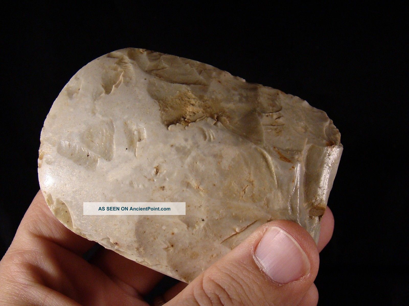 French Neolithic: Huge Polished Handaxe - 3500 Bc Neolithic & Paleolithic photo