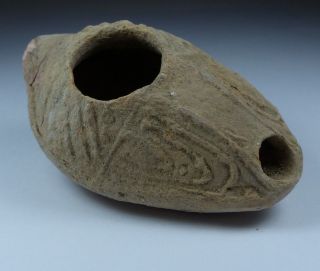 Ancient Roman Terracotta Oil Lamp 2nd/3rd Ad - photo