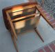 Lane Danish Modern Mid Century Side Table Wood Formica Top Designer Vtg Mid-Century Modernism photo 8