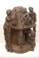 Cameroon: Tribal Very Expressive Large African Altar From The Bamun. Sculptures & Statues photo 4