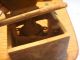 Antique Very Old Vintage Wooden Coffee Grinder Parts Some Rust Needs Restored Primitives photo 3