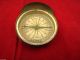Antique Brass Pocket Compass W/ Lid. Compasses photo 1