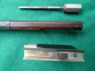Old Antique Violin Bow Branded Lupot C.  1880 - 1920 For Restoration Straight Strong photo