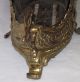 C.  19th C.  Huge Art Nouveau Footed & Double - Handled French Gilt Bronze Jardiniere Metalware photo 6