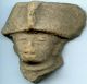 Pre - Columbian Aztec Mazapan Clay Figure Head,  Ca; 700 - 1200 Ad The Americas photo 1