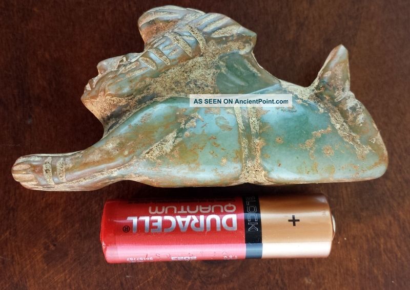 Jade Figurine - Mesoamerica Statue - Antique Pre Columbian Artifacts - Zapotec The Americas photo