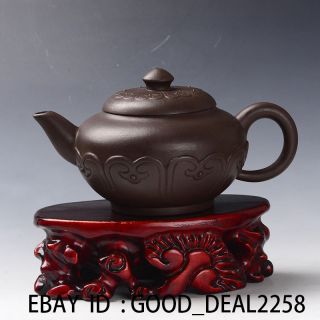 Old Antique Chinese Yixing Zisha Handmade Teapot N18 photo