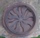 Large Antique Cast Iron Round Heater Grate / Vent Heating Grates & Vents photo 5