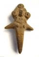 Circa.  500 B.  C Bronze Age Shunga Culture Mother Goddess Terracotta Statue Idol Near Eastern photo 1