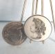 2 Victorian Antique Liverpool Transfer Print Glazed Porcelain Button Lady Head Buttons photo 1