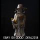China Brass Gilt Hand - Carved Statue - - - God Of Wealth & Ruyi & Ingot 1 Other Antique Chinese Statues photo 2