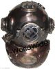 Antique Diving Helmet Us Navy Mark V / Brass Scuba Divers Helmet / Black Diving Helmets photo 1