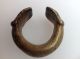 Heavy Antique Bronze Slave Manilla Interesting Markings Weighs Over 1/2 Kilo Other African Antiques photo 1
