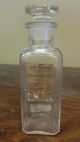 Antique Fraser ' S Tablet Company Ny Apothecary Bottle Glass Stopper Qty 2 Bottles & Jars photo 1