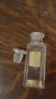 Antique Fraser ' S Tablet Company Ny Apothecary Bottle Glass Stopper Qty 2 Bottles & Jars photo 4