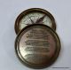 Brass Pocket Compass,  Brass Compass,  Nautical Compass Gift,  Antique Compass Compasses photo 5