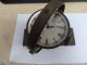 Antique Rare Bronze Waltham 8 Day Chronometer Watch Mounted On Gyroscope Clocks photo 4