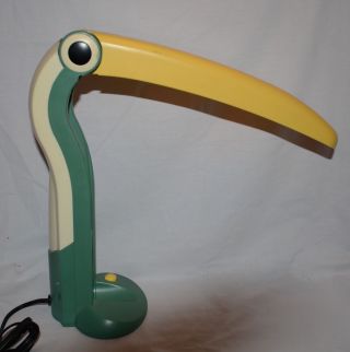 Vintage H.  T Huang Toucan Lamp - Retro Mid Century Modern Table Lamp photo