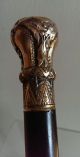 Ornate,  Antique,  19th Century Gold - Filled Presentation Cane/ Walking Stick Victorian photo 6