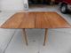 1960 ' S Mid Century Drop Leaf Dining Table Post-1950 photo 3
