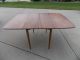 1960 ' S Mid Century Drop Leaf Dining Table Post-1950 photo 4