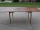 1960 ' S Mid Century Drop Leaf Dining Table Post-1950 photo 6