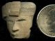 Pre - Columbian Aztec Mazapan Clay Figure Head,  Ca; 700 - 1200 Ad The Americas photo 1