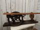 Antique Cast Iron Blacksmiths Post Drill Press Vintage Metal / Wood Tool Primitives photo 2