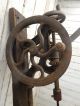 Antique Cast Iron Blacksmiths Post Drill Press Vintage Metal / Wood Tool Primitives photo 6