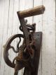 Antique Cast Iron Blacksmiths Post Drill Press Vintage Metal / Wood Tool Primitives photo 7