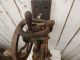 Antique Cast Iron Blacksmiths Post Drill Press Vintage Metal / Wood Tool Primitives photo 8