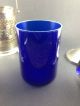 Sheffield England Silver Plate Coffee Tea Sugar Canisters Cobalt Blue & Spoons Tea/Coffee Pots & Sets photo 5