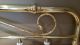 Brass Bed Frame W/ Marble Accents - King Size 1900-1950 photo 1