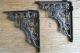 A Art Nouveau Lady Cast Iron Wall Brackets Shelf Bracket Cistern Hooks & Brackets photo 5