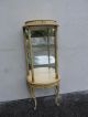 French Carved Painted Mirrored Curio Cabinet / Display Cabinet 6343 1900-1950 photo 1