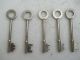 5 Old Chubb Keys On Split Ring Locks & Keys photo 2