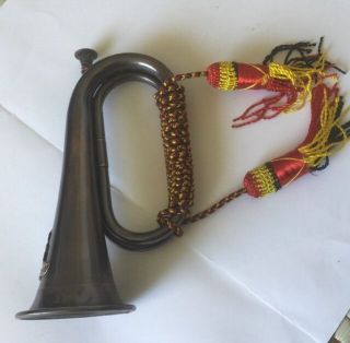 Copper Brass Scout Bugle Musical Instrument (amat) photo