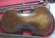 Antique Strad Copy Violin Made In Germany W/ Wooden Coffin Case Needs Little Tlc String photo 3