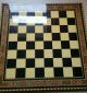 Vintage Antique Wood Chess Checker Board Table Top.  Rare Post-1950 photo 1