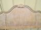 55455 White Wash Romantic Shabby Full / Queen Size Headboard Bed Post-1950 photo 1