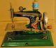 Antique Toy Sewing Machine - Schuerhoff Gold Rain - Rare Sewing Machines photo 2