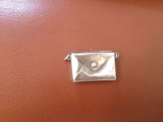 Sterling Silver Stamp Holder 6.  9 Grams Unknown Date photo