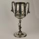 Australian Solid Silver Cherub Trophy Cup W Sterling 925 Hallmark To Base C.  1896 Sterling Silver (.925) photo 1