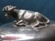Pre.  1895 Antique Cow Handle Butter Dish 7 X 5 Inches Very Design Other Antique Silverplate photo 3