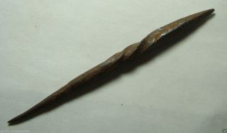 Rare Ancient Roman Iron Stylus Artifact To Wright On Wax Tablet 1 C.  Ad photo